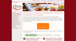 Desktop Screenshot of partyservice-gesucht.de