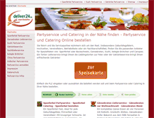 Tablet Screenshot of partyservice-gesucht.de
